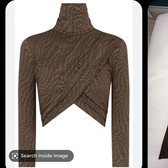 Authentic fendi crop top - Picture 2 of 3